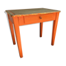 Children's desk made of orange base wood