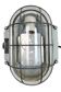 Industrial Cast Aluminium Wall Light with Clear Glass, 1970s