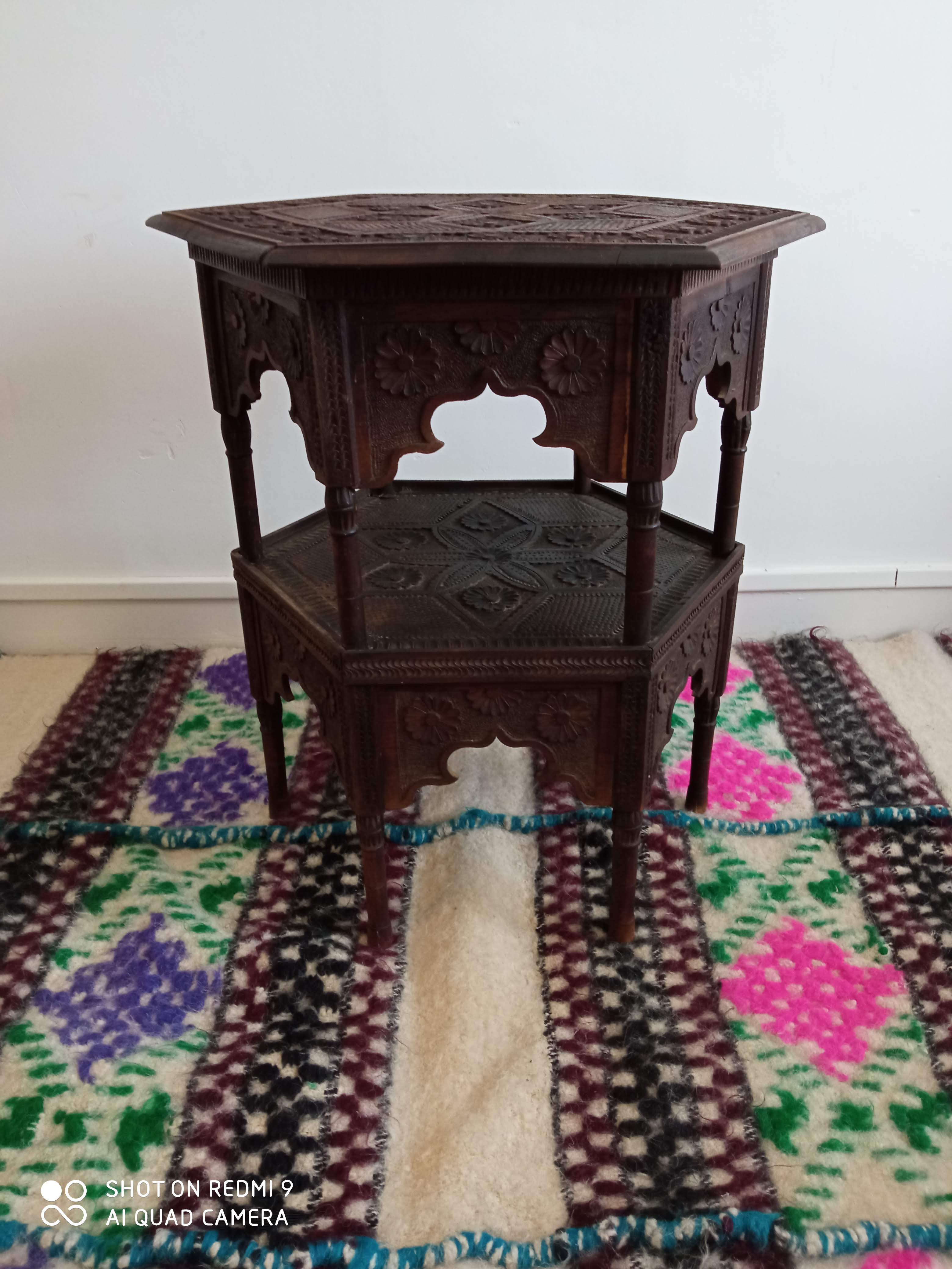 Indian wood healing carved around 1950