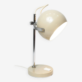 Lampe vintage eyeball beige 1970