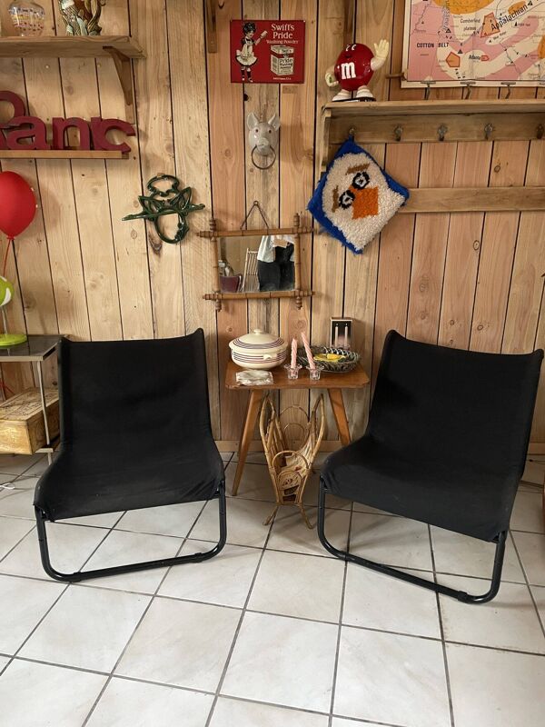 Paire de fauteuils Krumelur 1972 IKEA par Karin Mobring