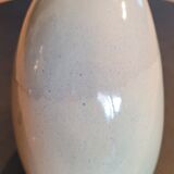 Celadon ceramic soliflore vase signed