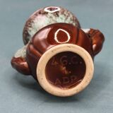 Small vallauris style vase from the adp earthenware factory - handmade - unique - vintage