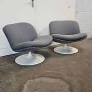 Artifort 508 swivel chairs designed by Geoffrey Harcourt.