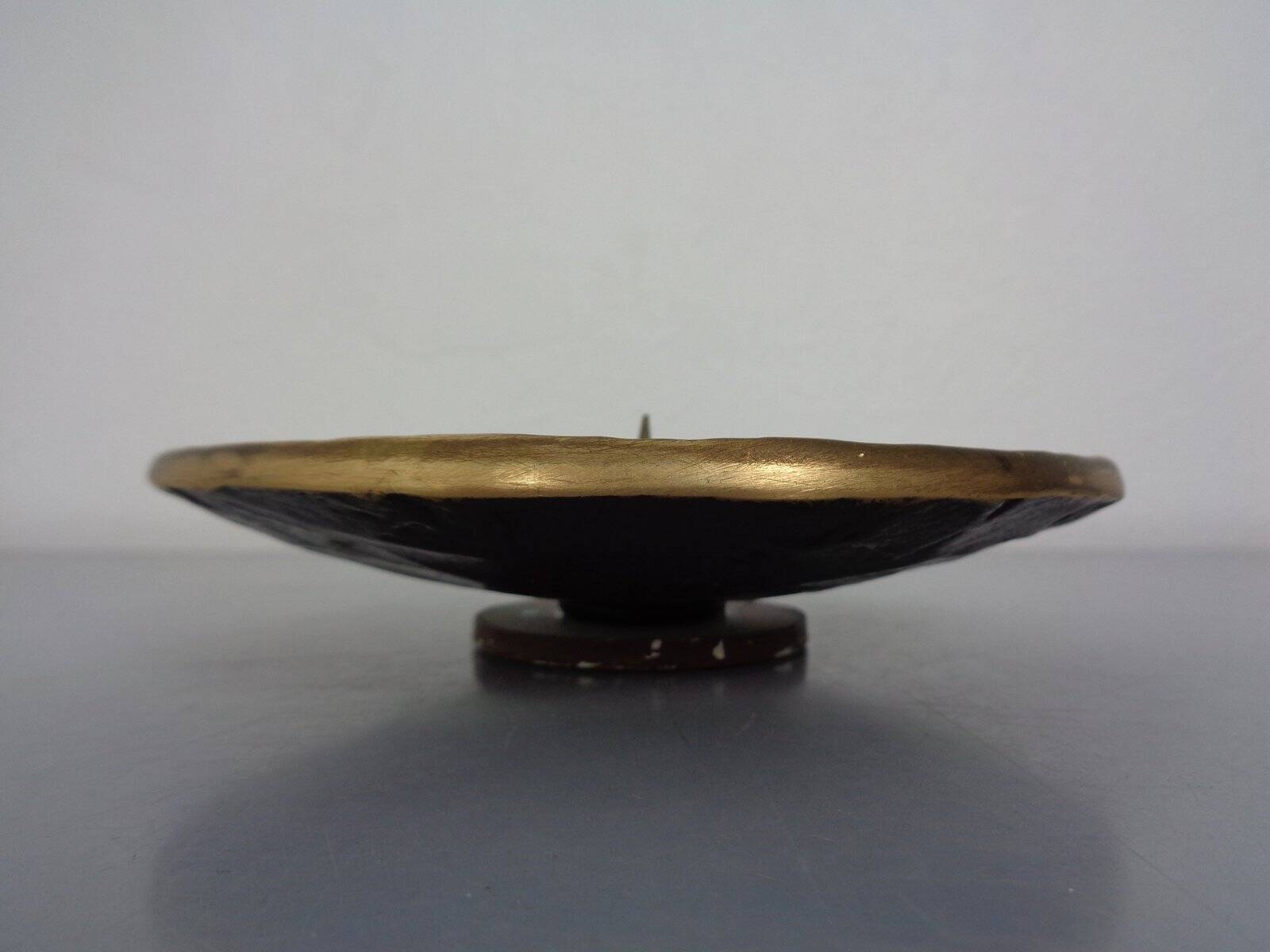 Brutalist Bronze Candleholder, 1960s