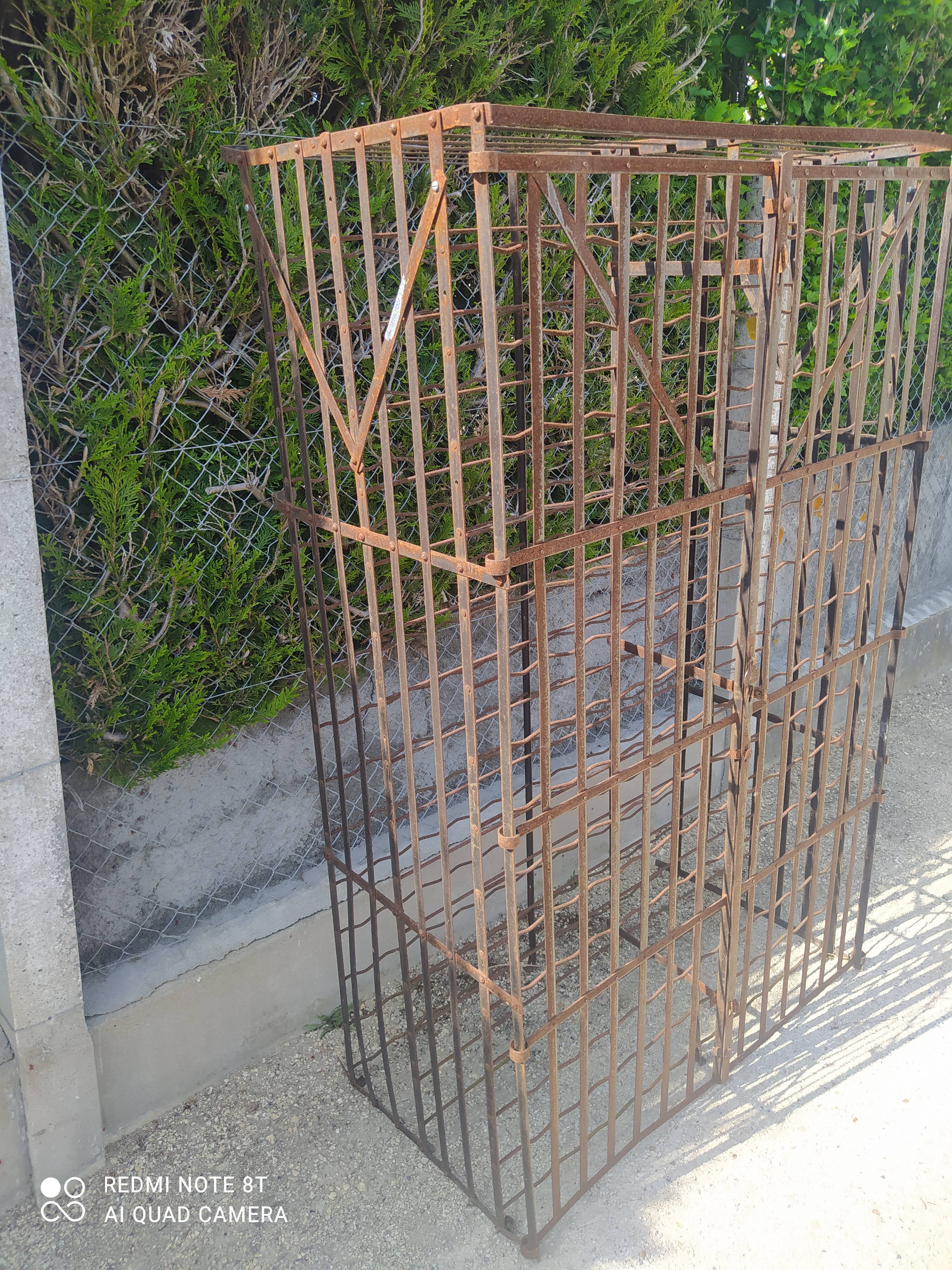 Bottle locker with doors