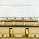 Scandinavian brass candle holder, vintage, Pierre Forsell for Skultuna, 1960