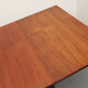 Table à manger extensible des années 1960 en teck et métal