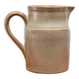 Vintage stoneware pitcher by the Digoin factory, France