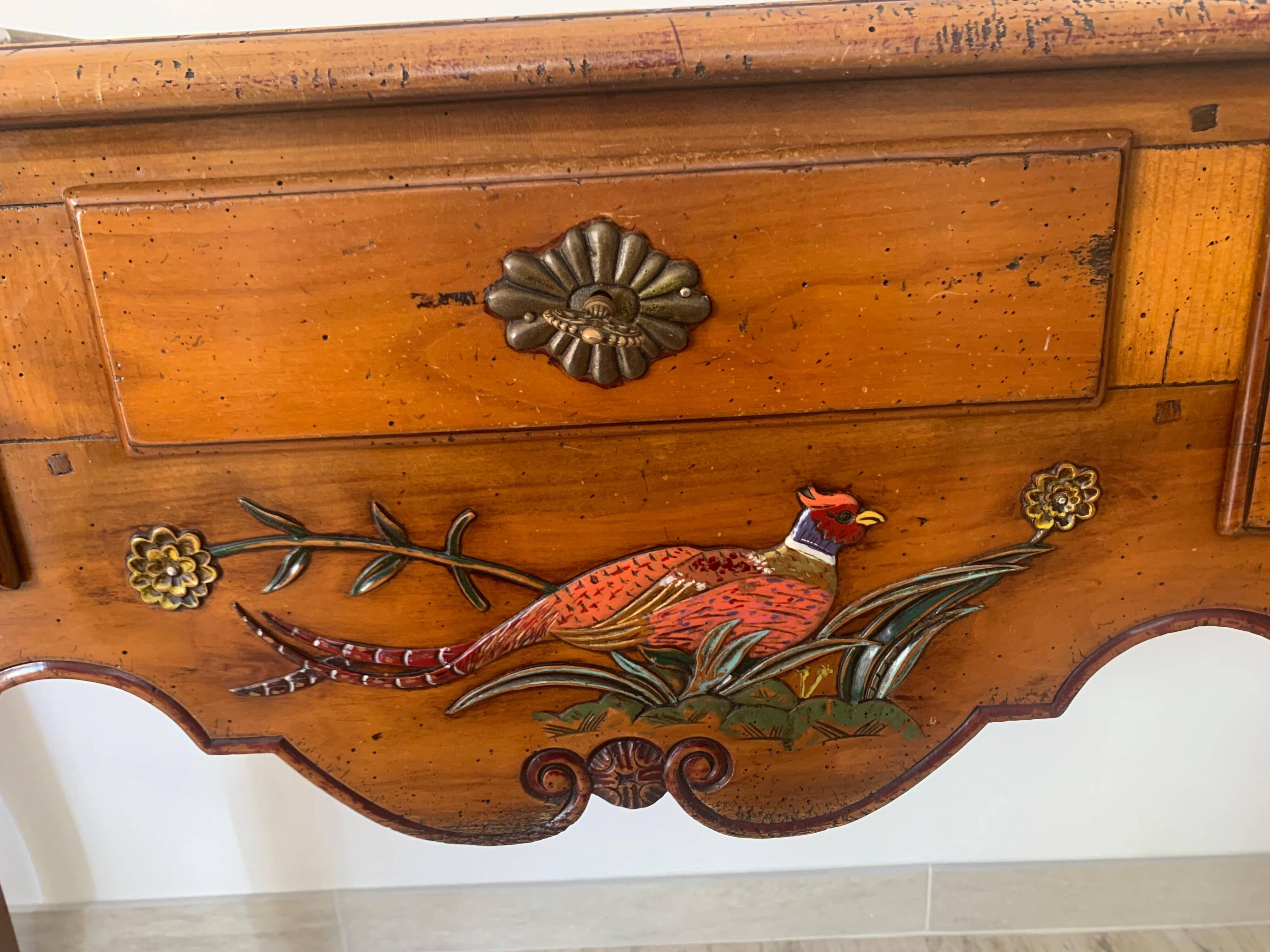 hunting table or game table. type large sideboard