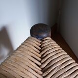 Mulched tripod stool