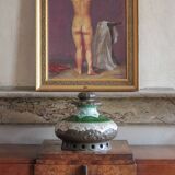 Vintage ceramic pendant light, ceramic lampshade, hanging lamp