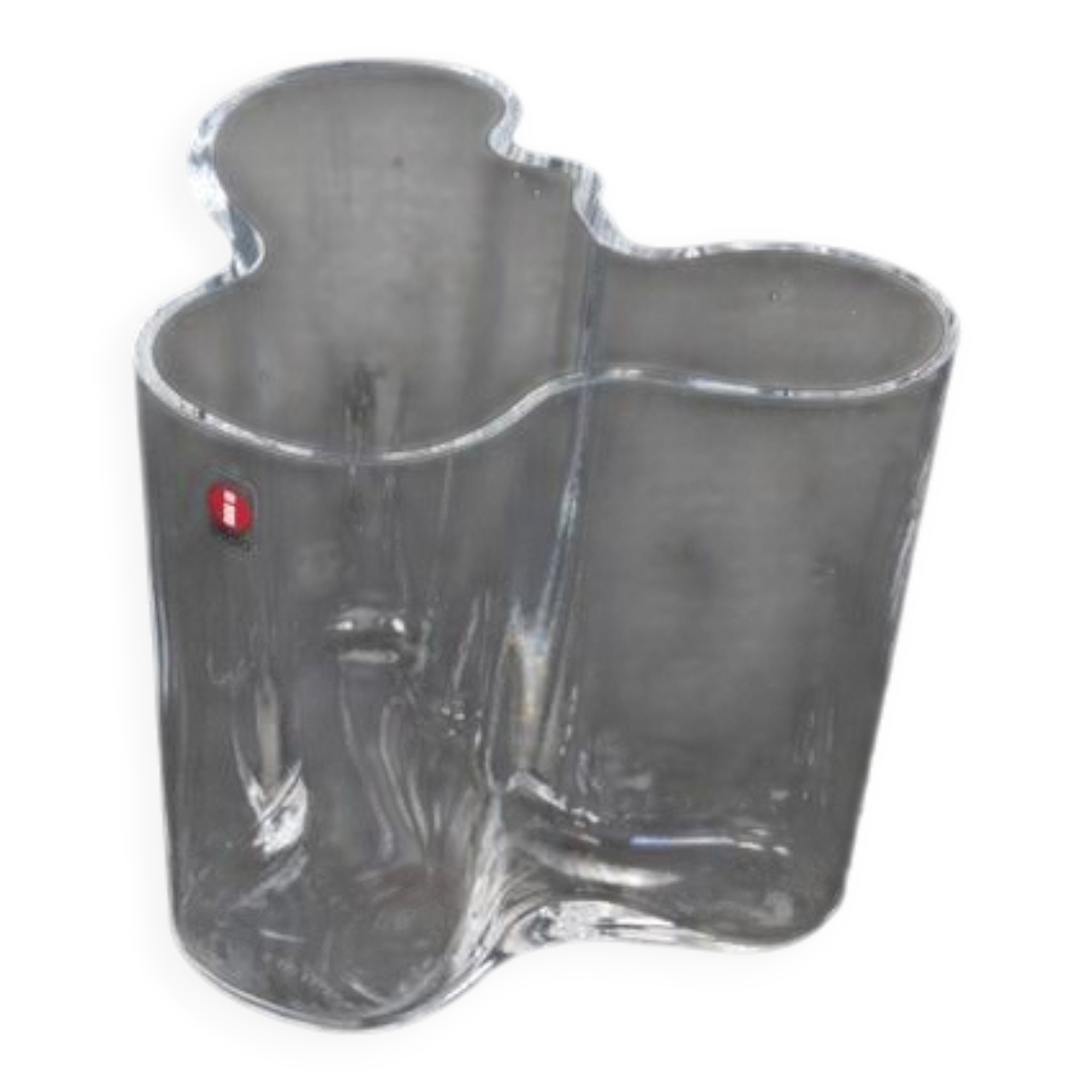 Iittala / Alvar Aalto “Savoy” glass vase / clear / 12 cm / Finnish design