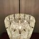 Large Ice Glass Chandelier by J.T. Kalmar