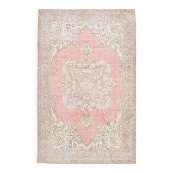 6x10 Pale Red Persian Rug, 189x304Cm