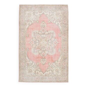 Tapis persan rouge pâle 6x10, 189x304cm