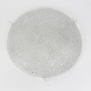 Large round frosted glass ceiling light, Kaiser, Germany, 1970s