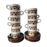 Vintage Gien coffee service