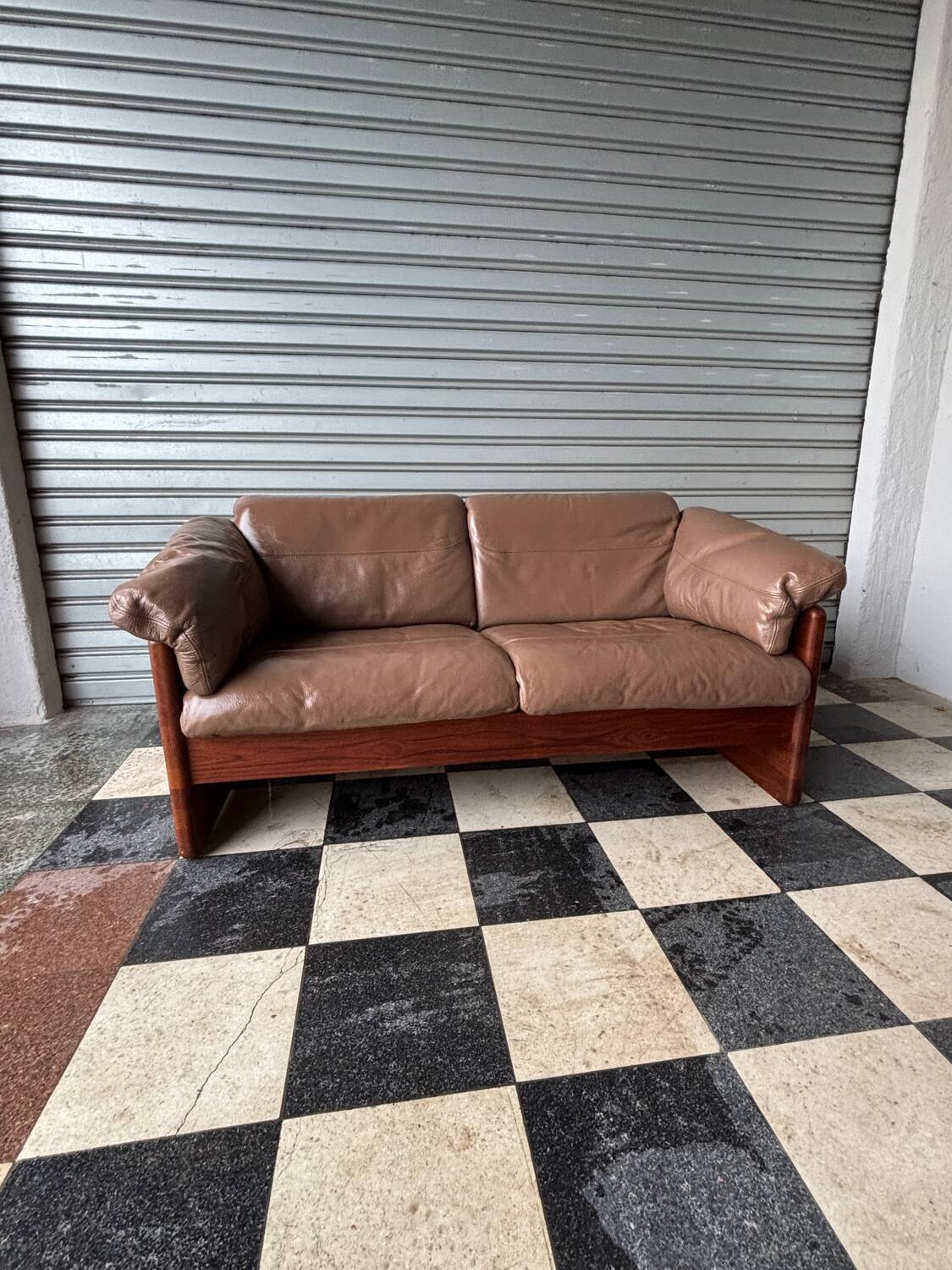 Canapé danois en teck massif Mikael Laursen