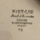 5 flat plates Mary Lou, Digoin Sarreguemines