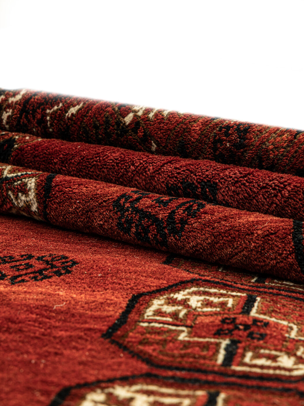 Original bukhara carpet, 228 x 370