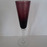 5 Murano champagne flutes