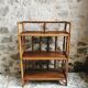 Vintage rattan shelf