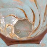 70s smoked glass vase