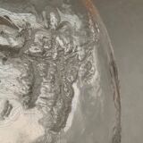 Large Finnish Glass Plate from the Mid-Century by Kaija Aarikka for Humppila