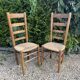 Set de4 chaises paillées