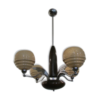 Chandelier of the 30s, art deco,  adjustable