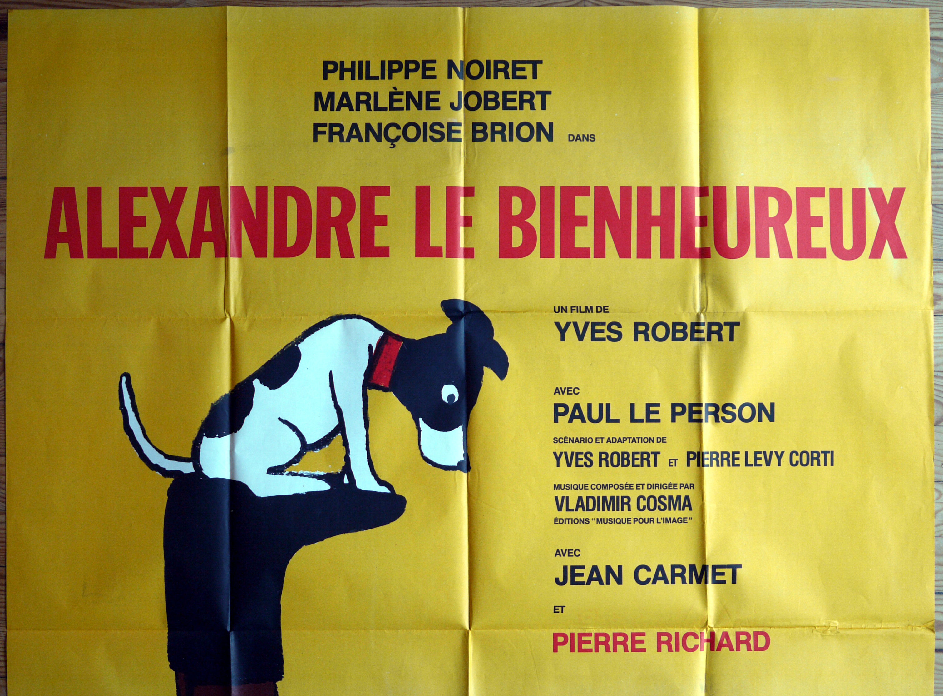 Original cinema poster "Alexander the Blessed" Yves Robert
