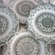 8 dessert plates in Fine Ware earthenware
