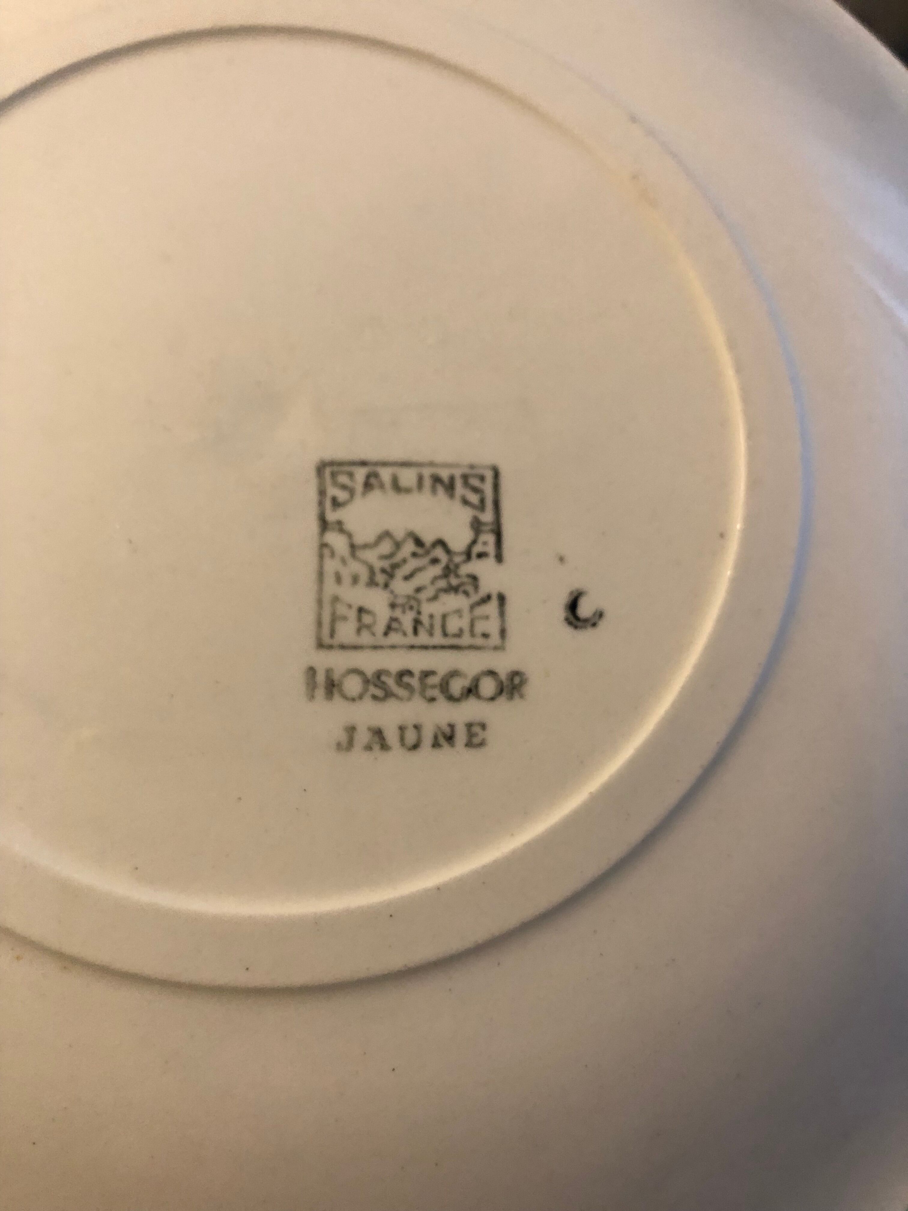 5 dessert plates Hossegor Salins