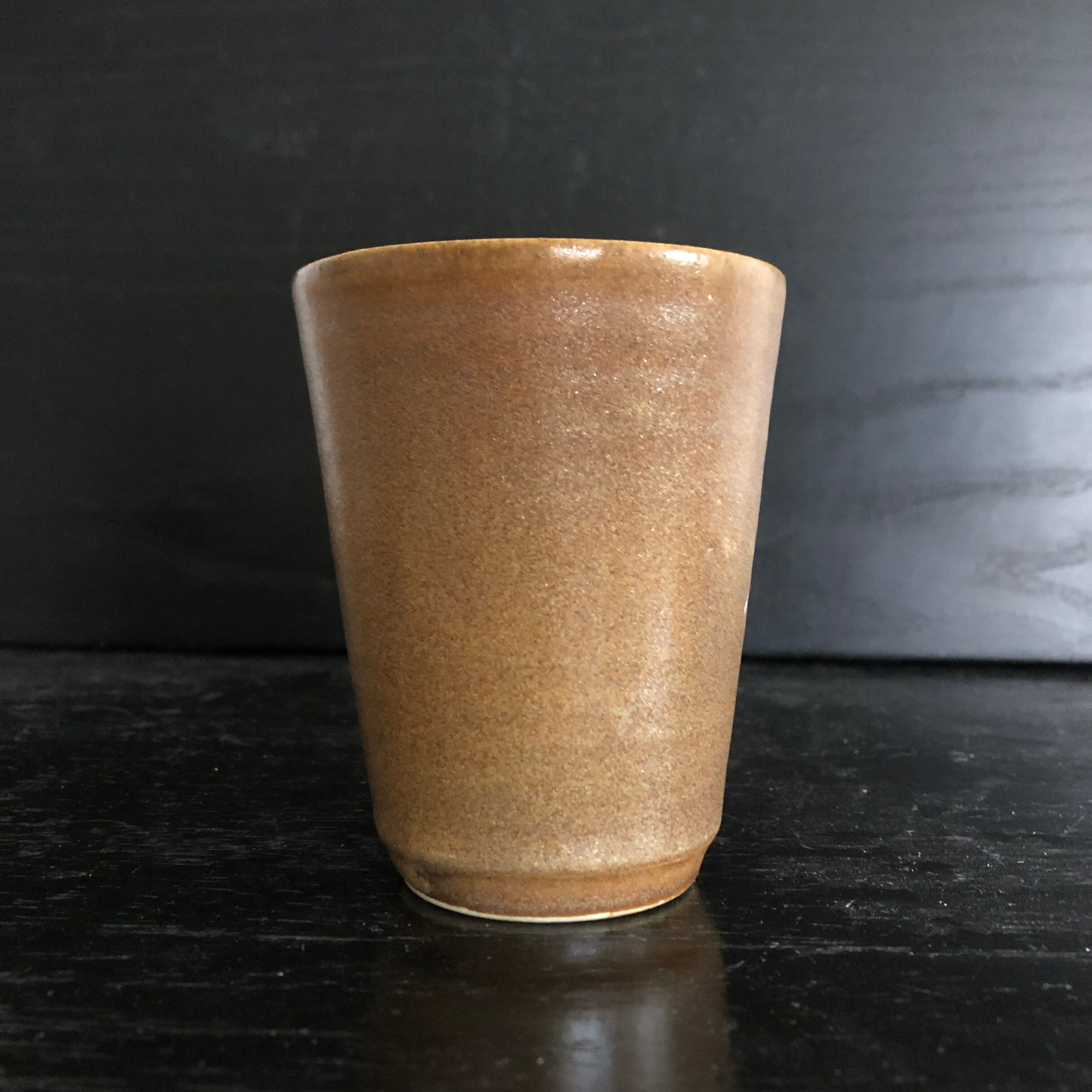 4 stoneware glass