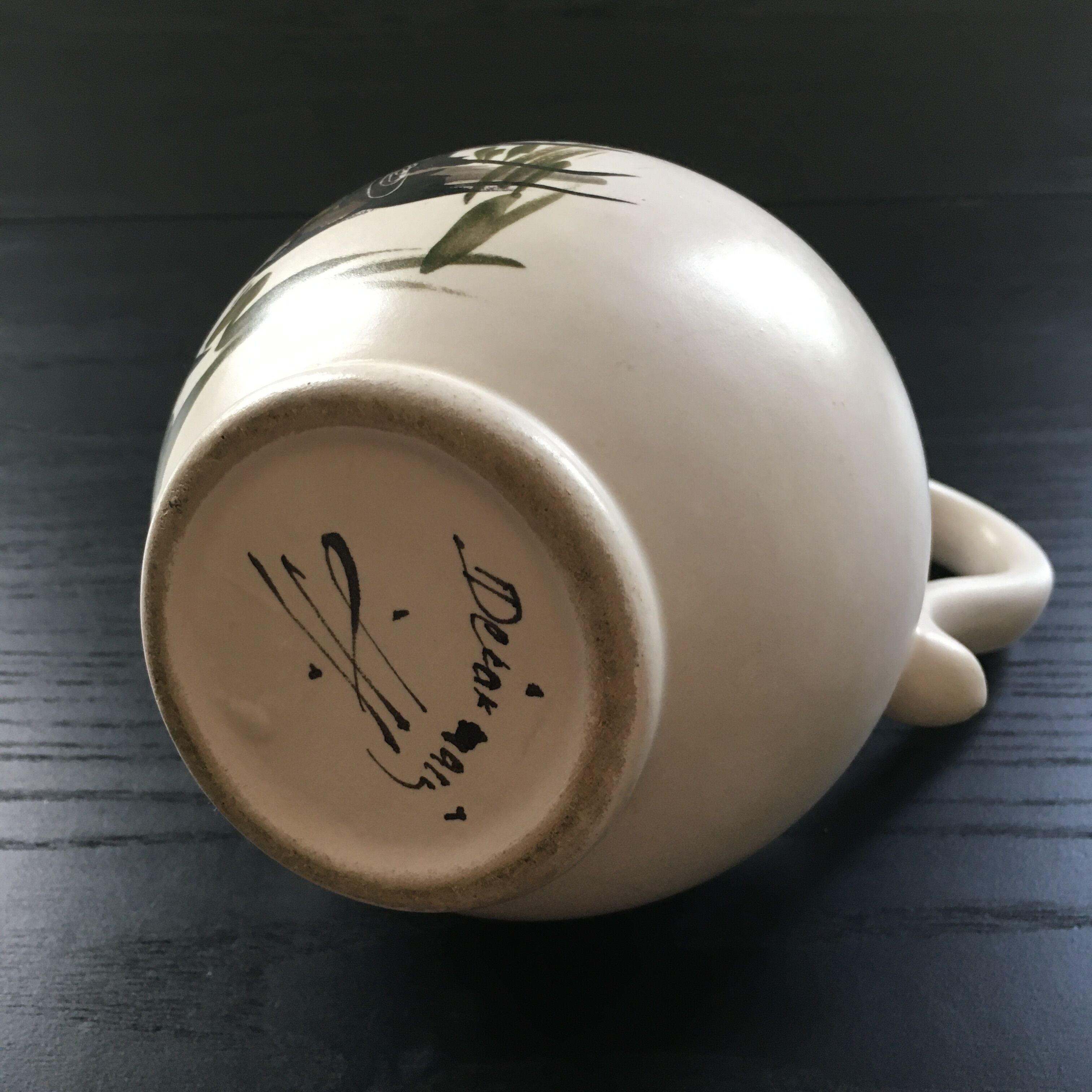 Widgeon decoration pitcher