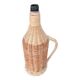 Wicker bottle with handle