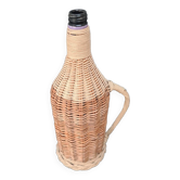 Wicker bottle with handle
