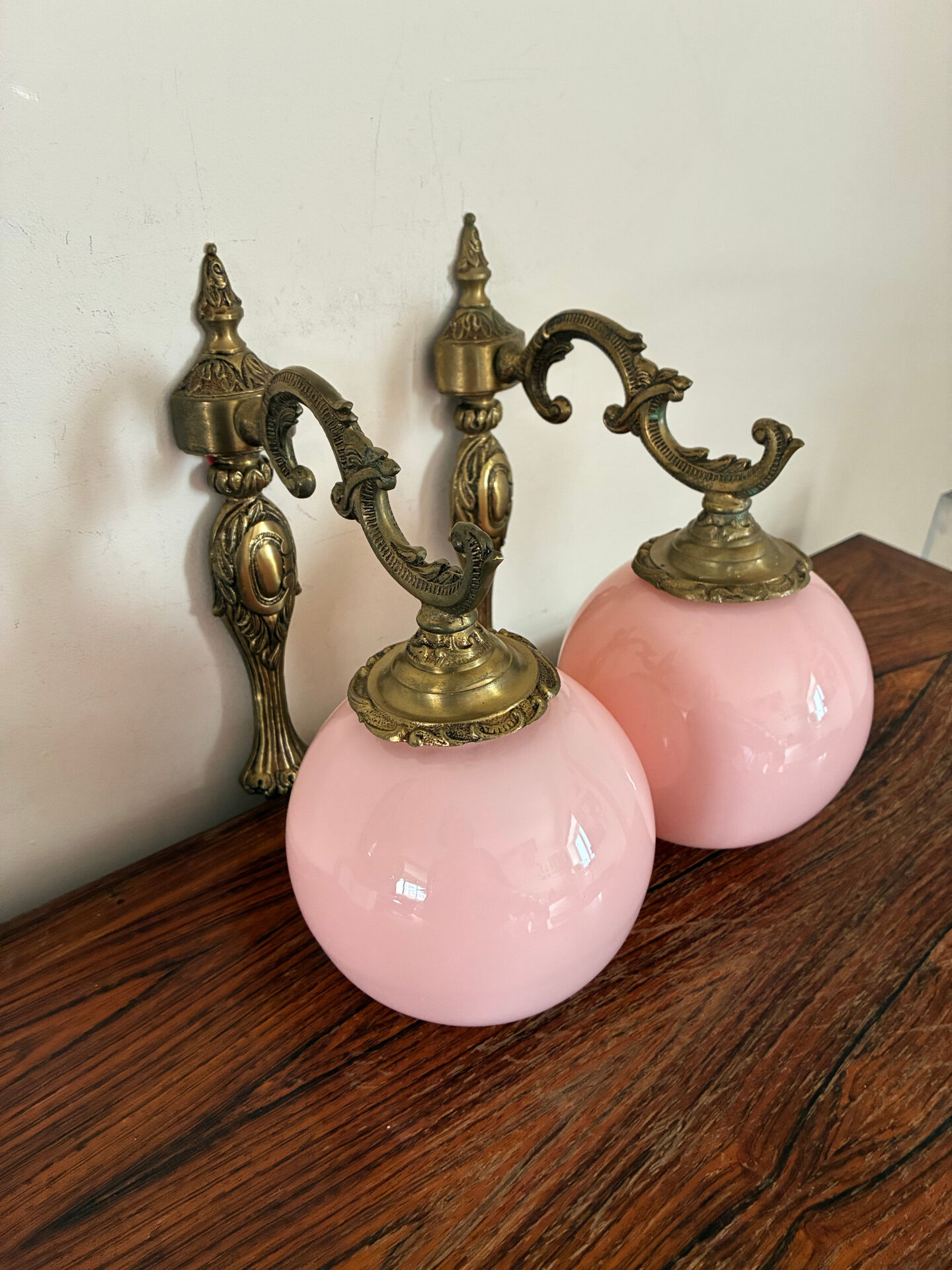 Pair of antique wall sconces