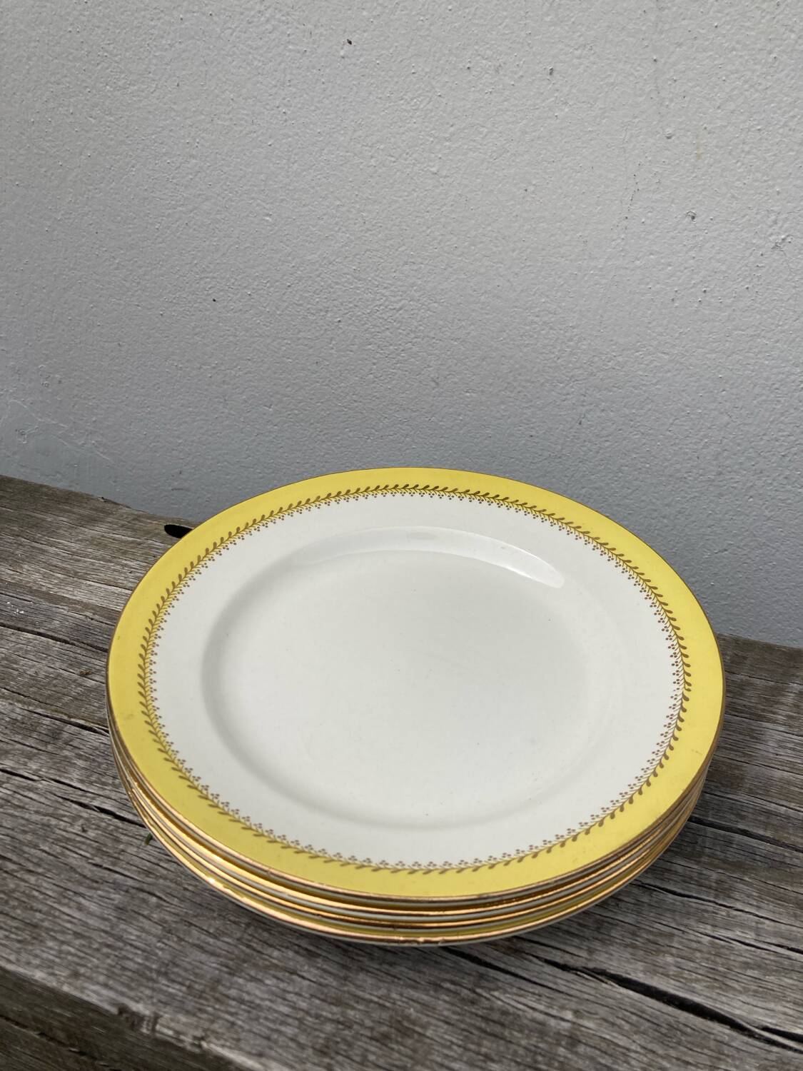 3 Biarritz Basque yellow plates
