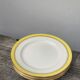 3 assiettes jaunes "Biarritz"