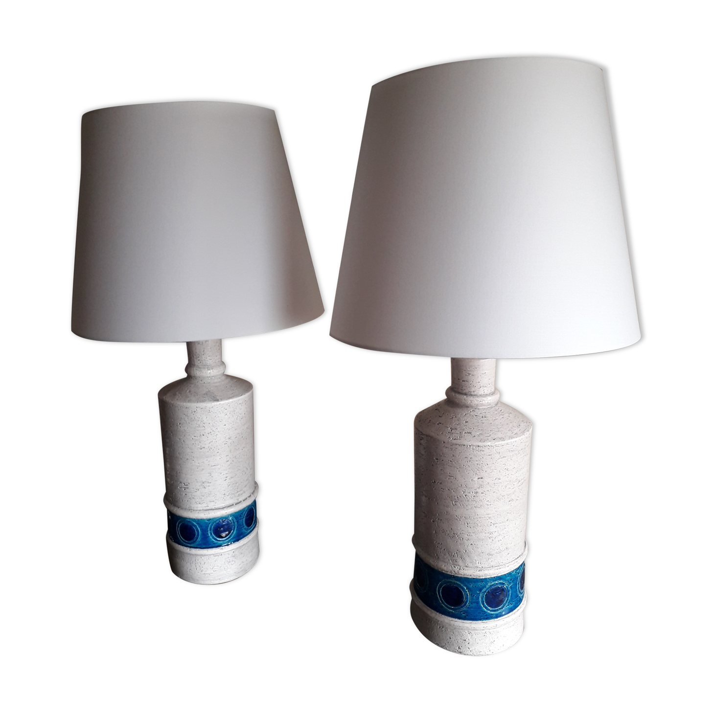 Pair of lamps by Aldo Londi for Bitossi