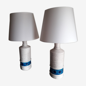 Pair of lamps by Aldo Londi for Bitossi
