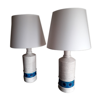 Pair of lamps by Aldo Londi for Bitossi