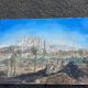 Orientalist painting – Kasbah between Ouarzazate and Zagora – Oil on canvas