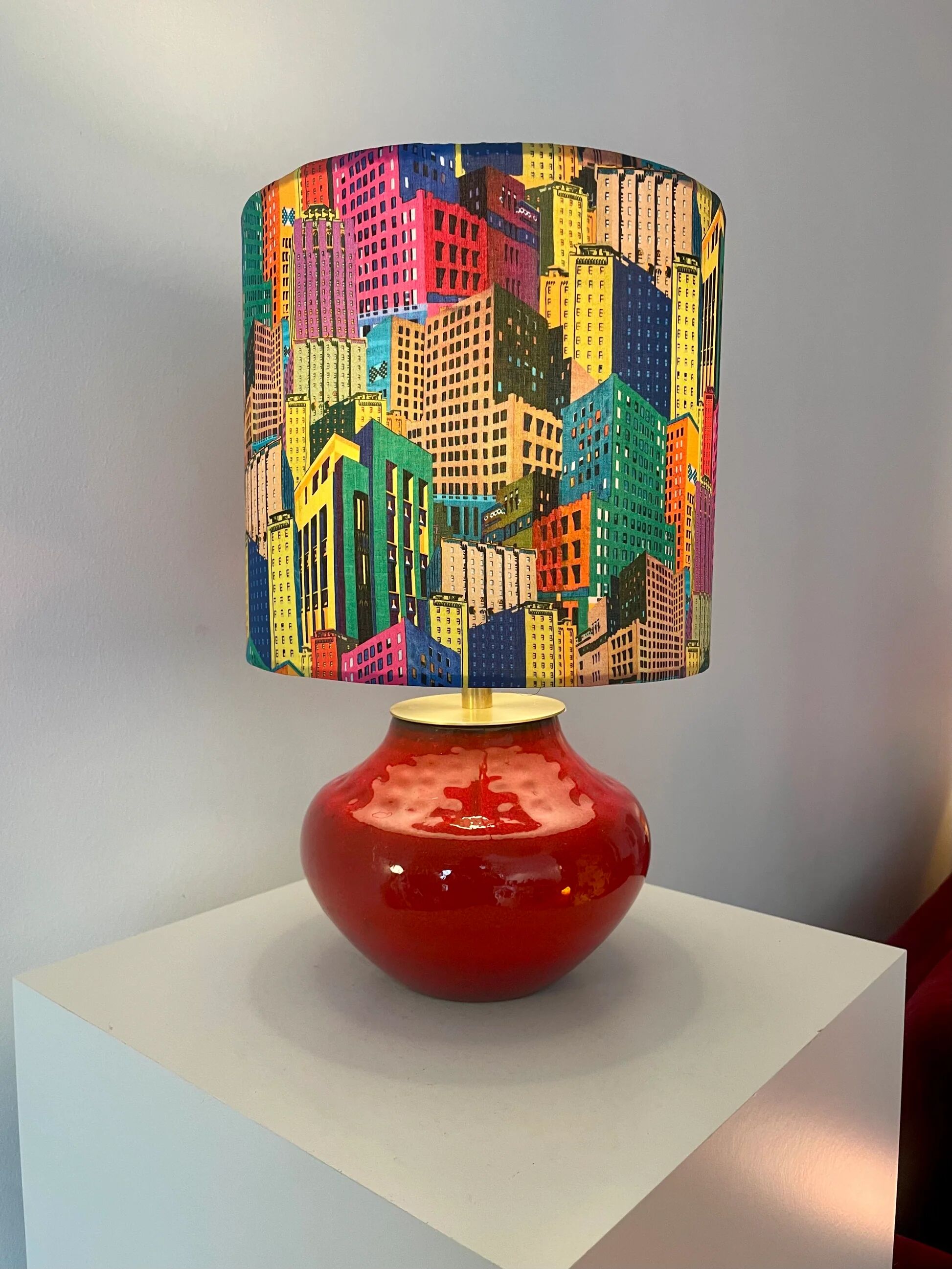 Wireless vase lamp - Bückeburg ceramic - ball lamp | 36 cm