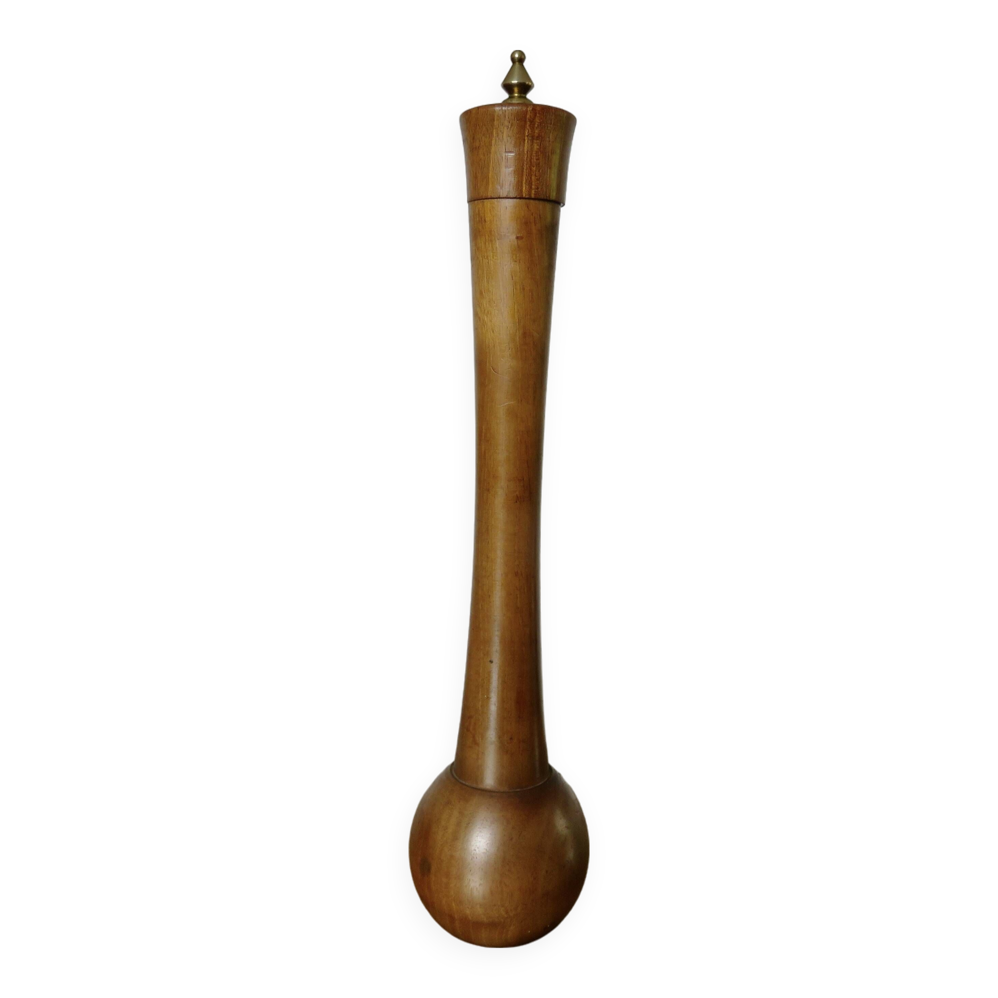 Large designer pepper mill made in Italy 1960
