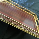 Plateau formica and brass 50s/60s