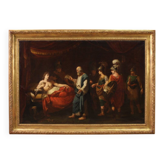 Great 18th century neoclassical painting, Alexander the Great