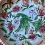 Edouard cazaux cup, firebird decoration on a background of floral seeds,